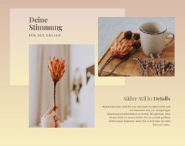Süßer Stil Im Detail - Mehrzweck-Webdesign