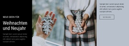 Weihnachten Und Neujahr - Responsive Landingpage