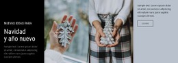 HTML5 Responsivo Para Navidad Y Año Nuevo