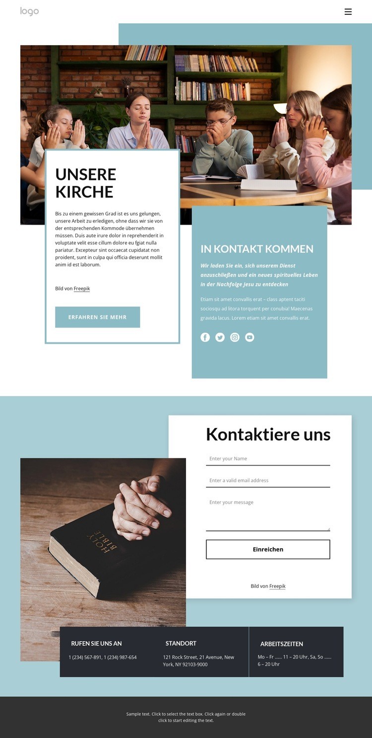 Echte Menschen, die echte Hoffnung finden Website design