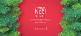 Vente De Noël - Maquette De Site Web Ultime