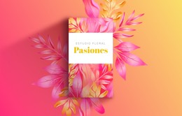 Tema De Flores En La Web Plantilla Html Básica Con CSS