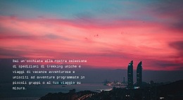 Modello Online Gratuito Per Viaggi In Città