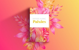 Tema De Flores Na Web - Modelo Criativo Multiuso