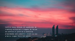 Passeios Turísticos Pela Cidade Template CSS