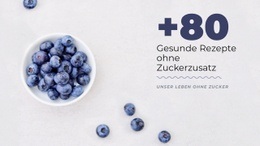 Keine Zuckerrezepte - Inspiration Für Website-Design