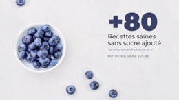 Pas De Recettes De Sucre - Créateur De Sites Web