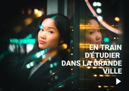 Etudier Dans Une Grande Ville - Modèle Gratuit