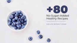 No Sugar Recipes - Easy-To-Use Html Code