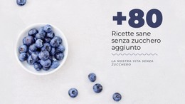 Sito HTML Per Nessuna Ricetta Di Zucchero