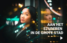 Gratis Ontwerpsjabloon Voor Studeren In Een Grote Stad