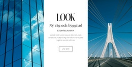 Sidans HTML För Ny Väg Och Byggnader