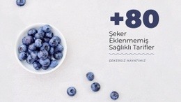 Şeker Tarifleri Yok - Web Sitesi Tasarımı Ilhamı