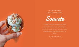 Site HTML Para Comida Saborosa De Café