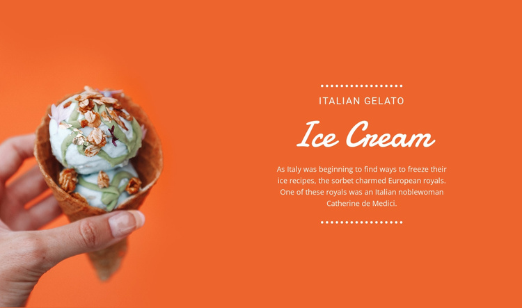 Tasty cafe food eCommerce Template