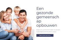 Webpagina Voor Gezins- En Eerstelijnszorg