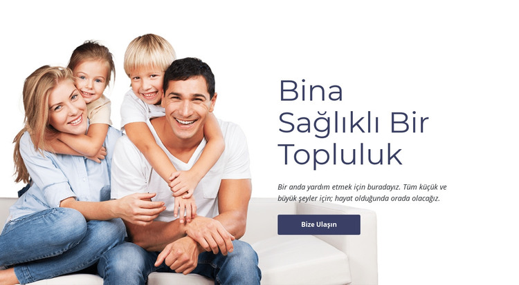 Aile ve birinci basamak HTML Şablonu