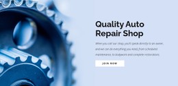 Car Repair Shop Basic CSS Template