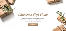 Christmas Gift Guide Free CSS Template