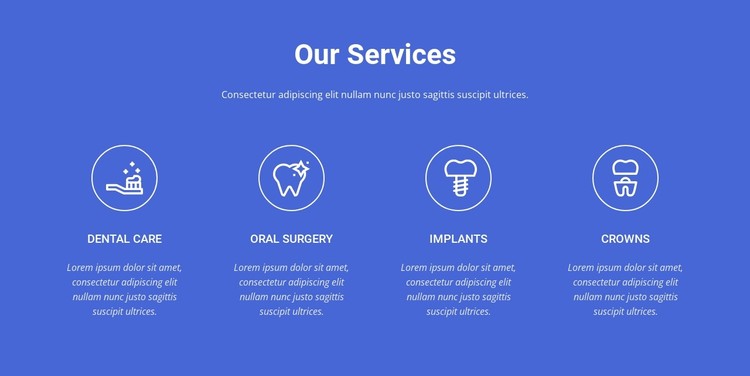 The highest quality dental care CSS Template