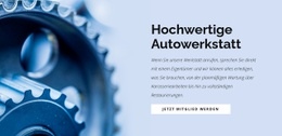 Das Beste Website-Design Für Autowerkstatt