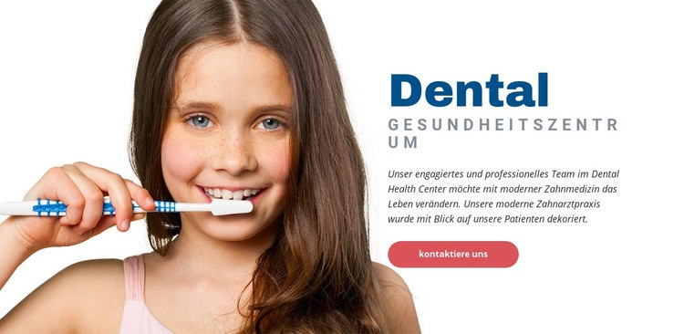 Zahnarzt Gesundheitszentrum Website design