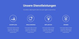 Zahnpflege Auf Höchstem Niveau – Fertiges Website-Design