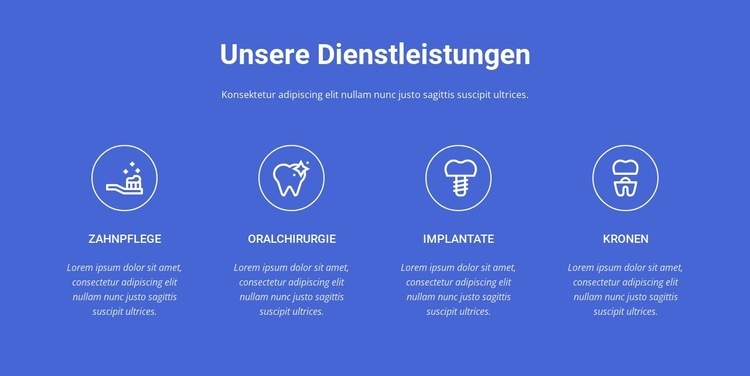 Zahnpflege auf höchstem Niveau Landing Page