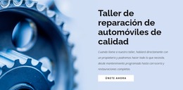 Taller De Coches - Descarga Gratuita De La Plantilla Joomla