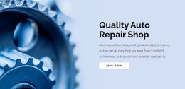 Car Repair Shop - Easy-To-Use Homepage Design