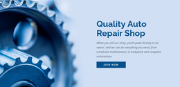 Car Repair Shop - Free HTML5 Template