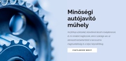Autójavító Műhely – Reszponzív Webhelysablon