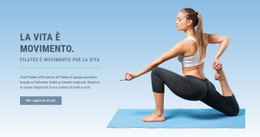 Il Tuo Corpo Ha Bisogno Di Pilates - Website Creator HTML