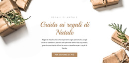 Guida Ai Regali Di Natale - Download Del Modello Di Sito Web