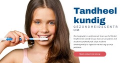 Tandarts Gezondheidscentrum - HTML-Paginasjabloon