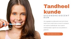 Tandarts Gezondheidscentrum Website Sjabloon
