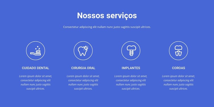 Odontologia da mais alta qualidade Template CSS