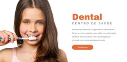 Centro De Saúde Dentista - Modelo De Página HTML