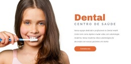 Melhor Design De Página De Destino Para Centro De Saúde Dentista