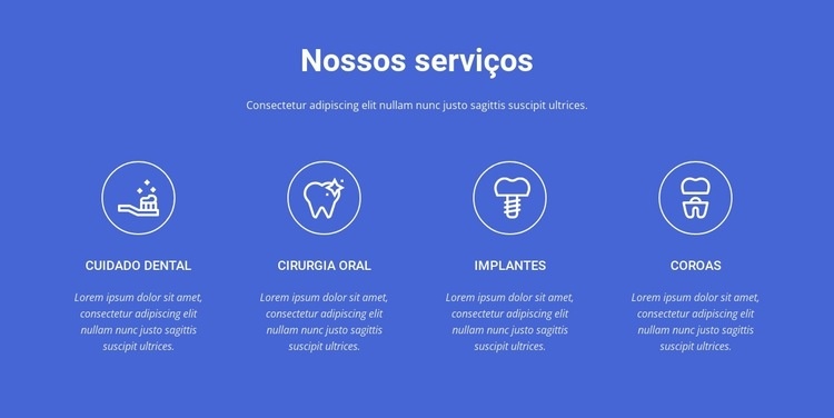 Odontologia da mais alta qualidade Landing Page