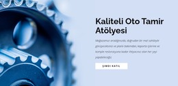 Araba Tamirhanesi - HTML Sayfası Şablonu