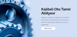 Araba Tamirhanesi - Duyarlı Web Sitesi Şablonları