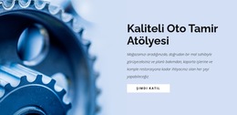 Araba Tamirhanesi - Duyarlı Web Sitesi Şablonu
