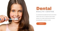 Dentist Health Centre Web Page Design