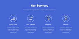 Website Layout For The Highest Quality Dental Care