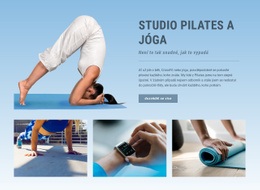 Pilates A Jóga - Připravené Téma Webu