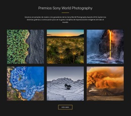 Premios Mundiales De Fotografía - Design HTML Page Online