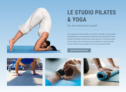 Pilates Et Yoga - Thème De Site Web Prêt