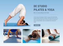 Exclusieve Joomla-Sjabloon Voor Pilates En Yoga