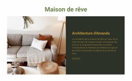 Intérieur De La Maison De Rêve – Superbe Maquette De Site Web
